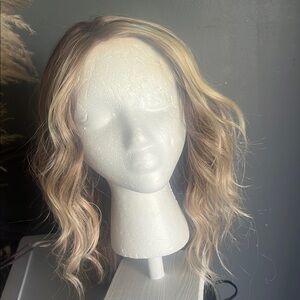 Dimensional Blonde Balayage Wavy Wig